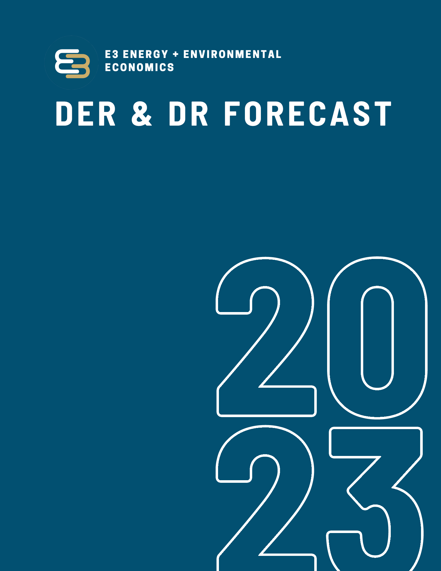 Distributed Energy Resource (DER), Demand Response (DR), and Retail Rate Forecast