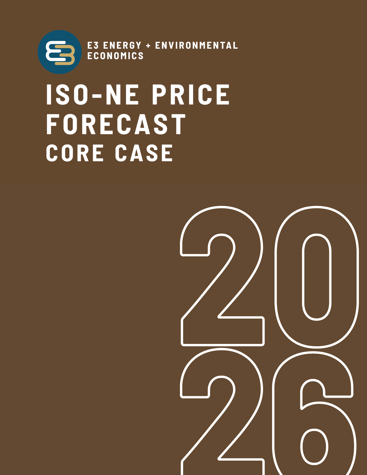 E3_ISO-NE-Price-Forecast_2026 ISO-NE Price Forecast – 2022 Edition